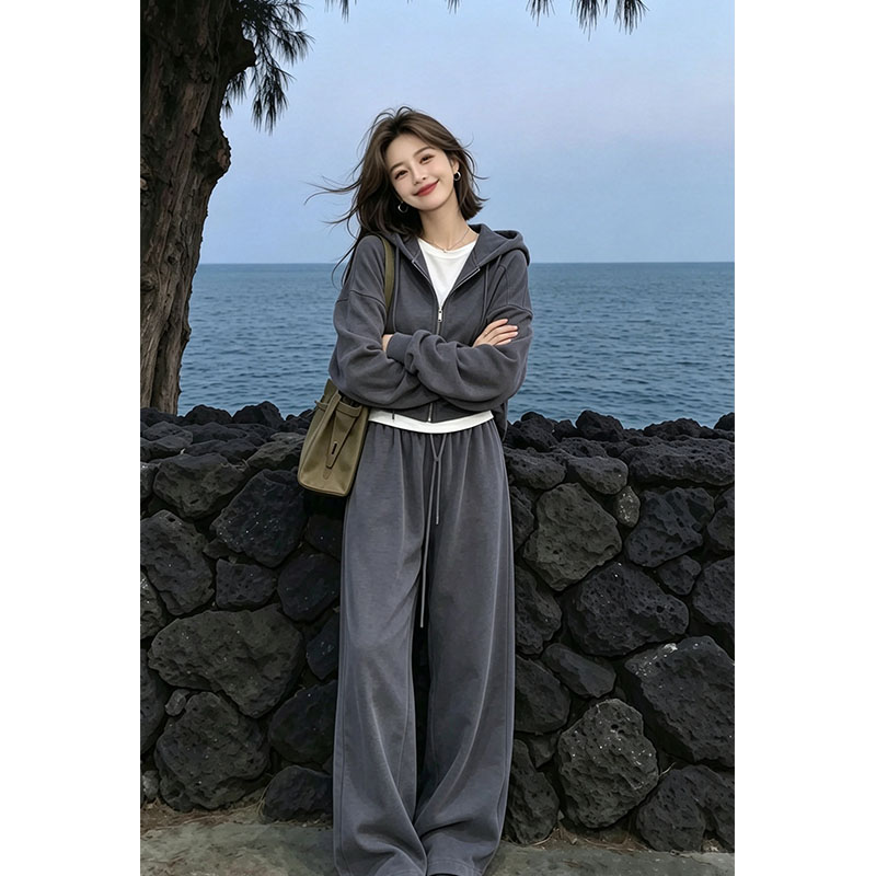 高级感韩系宽松一整套休闲运动装