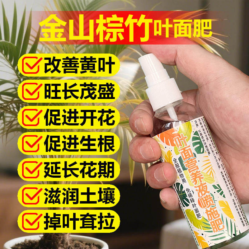 金山棕竹棕榈竹专用浓缩营养液家用花盆栽绿植物专用土黄叶面肥料,鲜花速递/花卉仿真/绿植园艺,家庭园艺肥料,淘宝优惠券,粉丝福利购,淘宝优惠卷