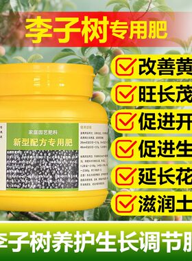 李子树专用肥料花盆栽种植营养液发黄卷缩边缘焦枯萎卷曲叶面肥料