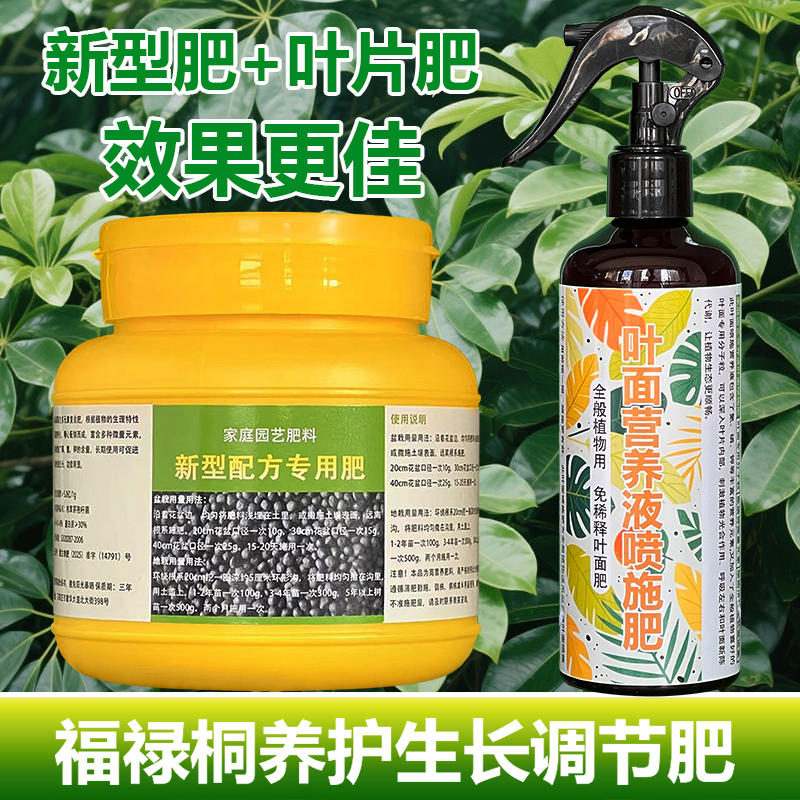 福禄桐专用肥料小苗羽叶福禄桐树营养液生根长新叶子叶面肥花肥料