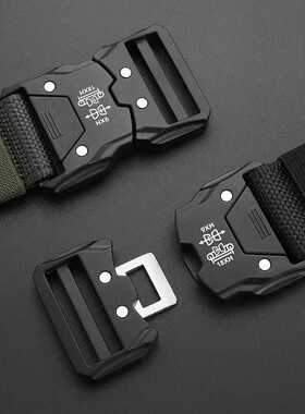 塑料腰带扣五金配件腰带装饰扣尼龙黑插扣新款百搭战术扣快拆挂扣