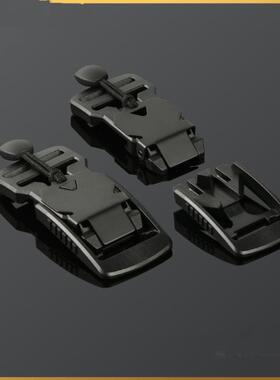 25mm皮带扣塑料磁力扣具包腰带头箱包腰带自动扣黑色磁铁插扣现货