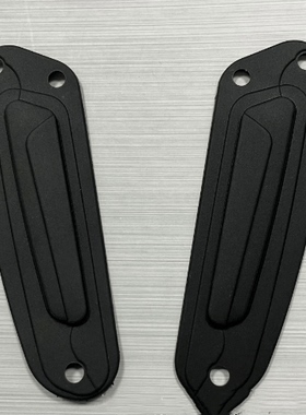 羽绒服后背TPR贴片扣 分左右款黑色打铆钉机能风卡扣配件潮牌配饰