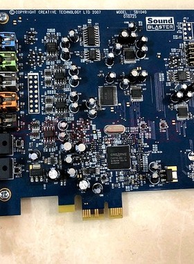 创新 SB1040 PCI-E 7.1内置带光纤声卡