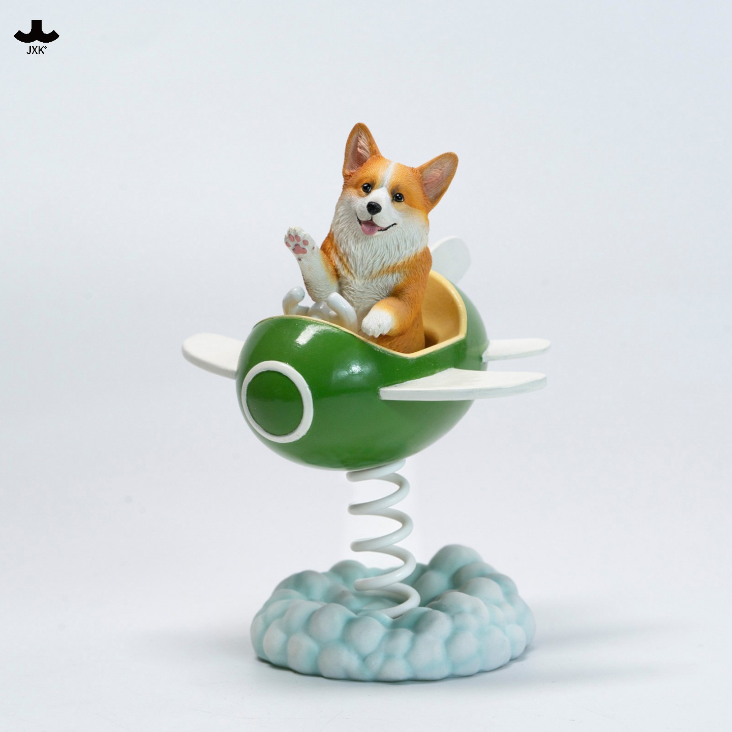 JXK新品预售飞基摇摇乐柯基模玩