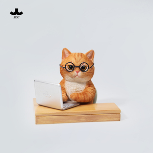 摸鱼猫办公桌面治愈系摆件