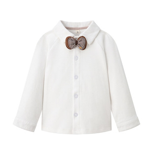 英伦风男宝宝背带裤套装千鸟格长袖男童生日服装春秋绅士礼服