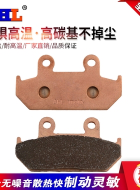 适用铃木AN400 Skywave 天浪400 07-19年AN250 07-09年前后刹车皮