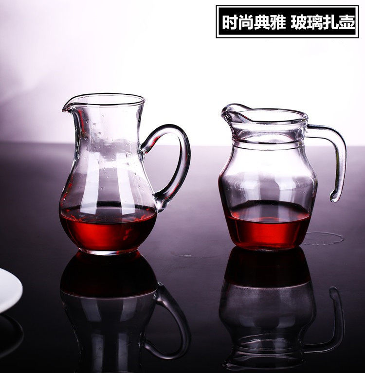 加厚分酒壶玻璃红酒分酒器醒酒器