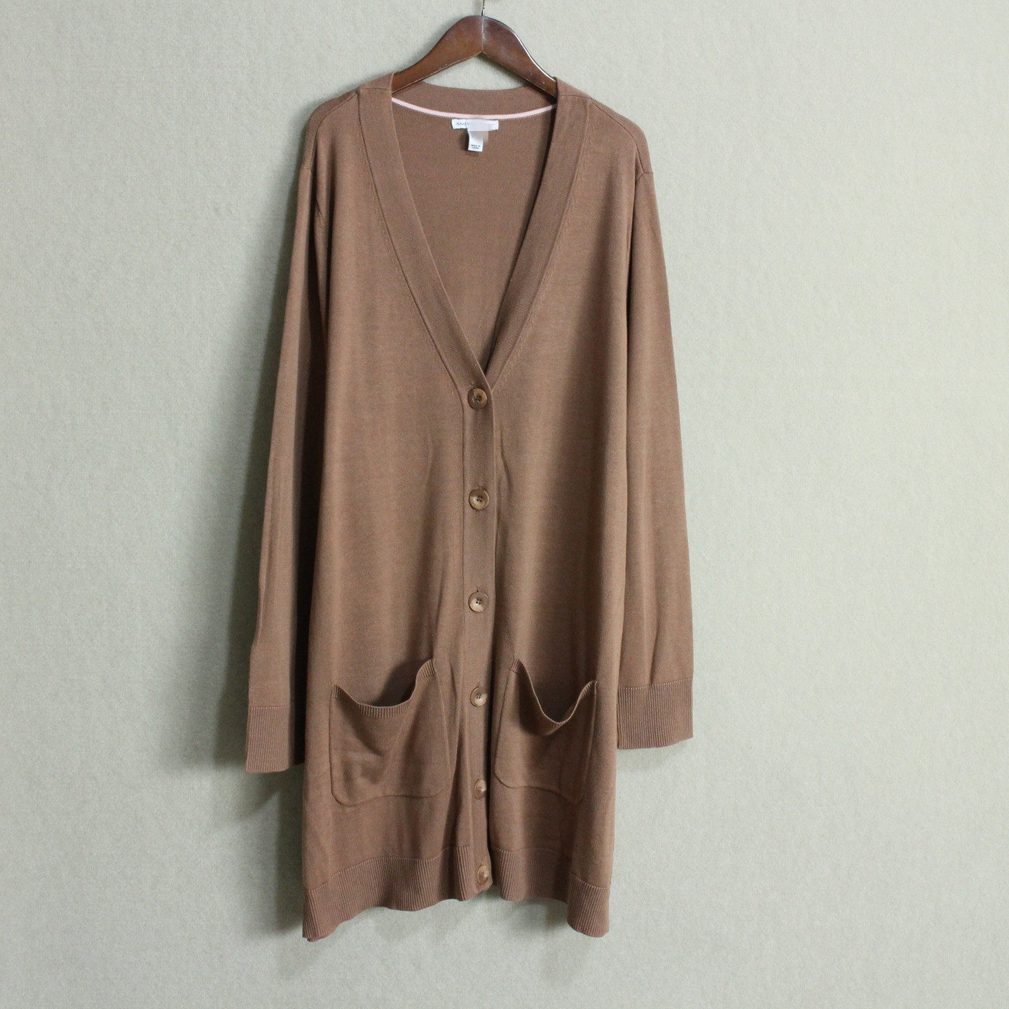 外贸米国单ISAA~舒适棉质针织开衫 中长款大码V领长袖春秋外套女,女装/女士精品,毛针织衫,淘宝优惠券,粉丝福利购,淘宝优惠卷