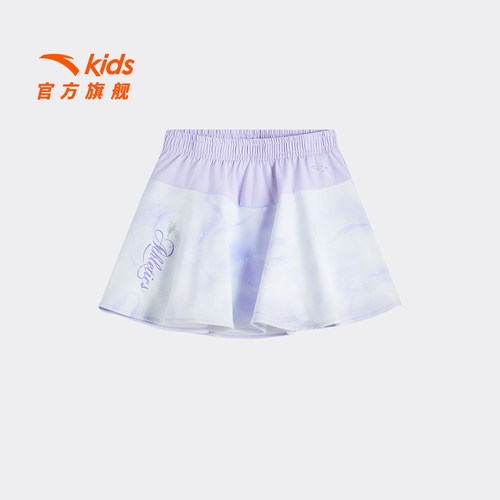 安踏儿童女小童针织短裙