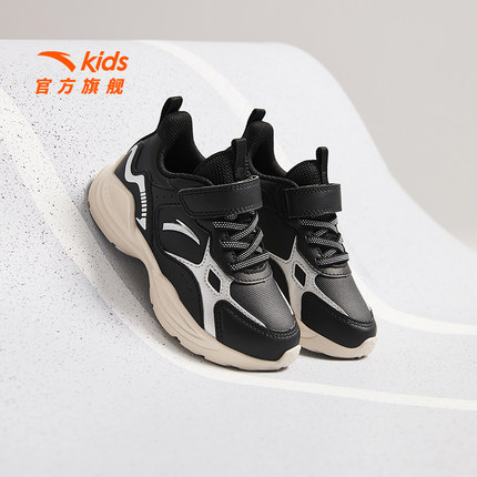 安踏儿童运动鞋男童2025秋冬款男童跑步鞋宝宝轻便跑鞋童鞋小白鞋