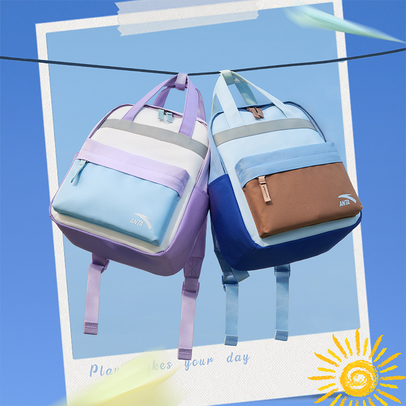 安踏儿童幼儿园书包男孩儿童女小学生宝宝斜挎包2025年新背包耐磨