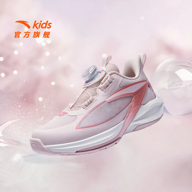 安踏飞骑士11|童鞋女小童平衡车鞋2025秋冬儿童跑步运动鞋子跑