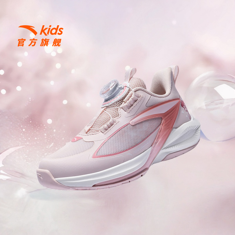 安踏飞骑士11|童鞋女小童平衡车鞋2025秋冬儿童跑步运动鞋子跑鞋