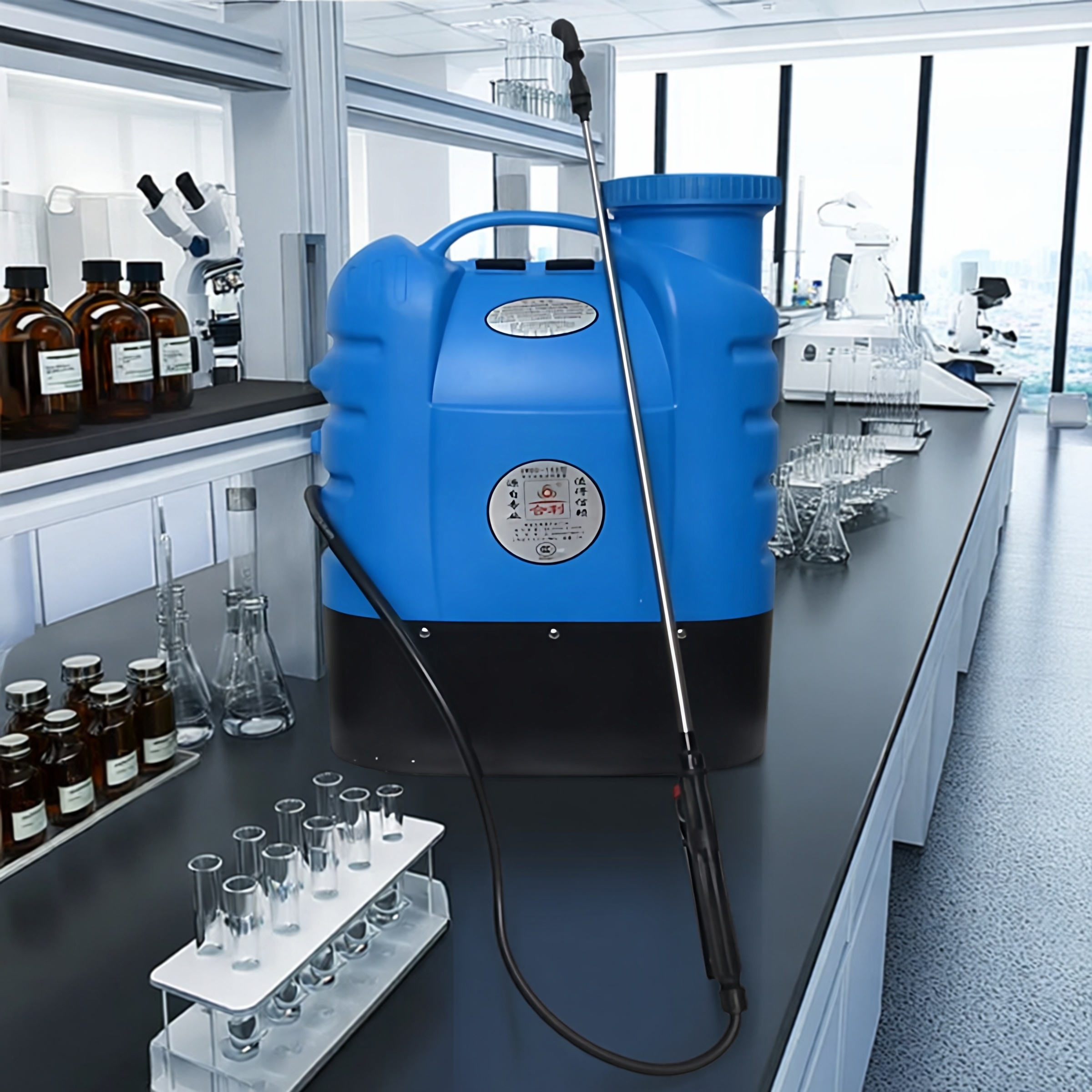 电动喷雾器消毒农用锂电池合利3WBD-16B 超低容量背负式打药机