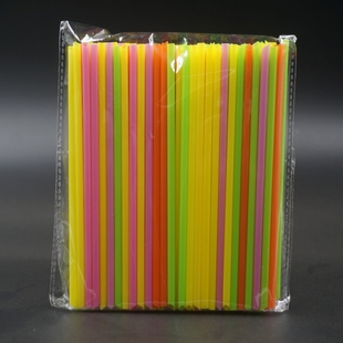 5000支一次性吸管15cm彩色白色透明酸牛奶豆浆吸管尖头硬细短吸管