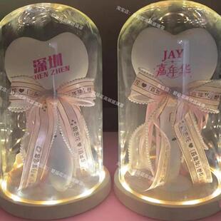 适用于周杰伦演唱会应援棒荧光棒透明展示盒棒防尘收纳盒玻璃罩