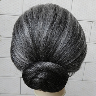 古装老太太假发头饰话剧舞台演出道具戏剧用品媒婆发套李奶奶头套