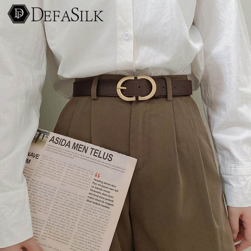 无宽皮带女百搭棕色ins风潮2025年裤带牛仔裤女士裤腰带高级感