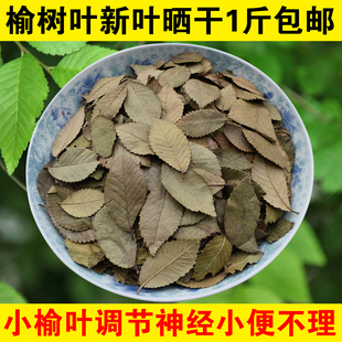 新鲜晒干榆树叶茶清火榆钱叶500g榆树叶菜兔子龙猫梅花鹿牧草新货