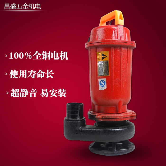 家用全铜芯高扬程750W 1100W 2寸高压污水泵 增压泵抽水泵潜水泵