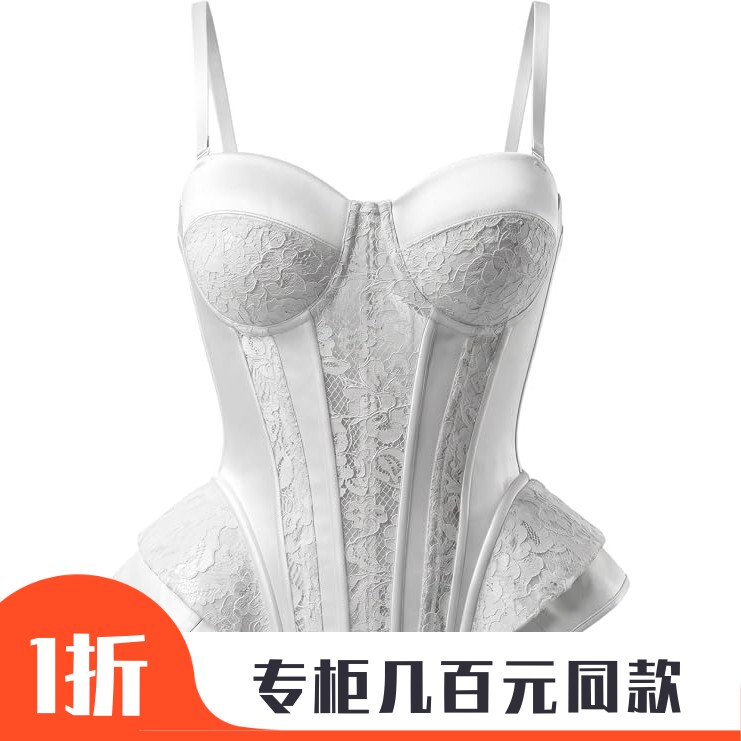 WS Waist Secrets 欧美超胸围紧身胸衣女式内衣,鱼骨紧身胸衣