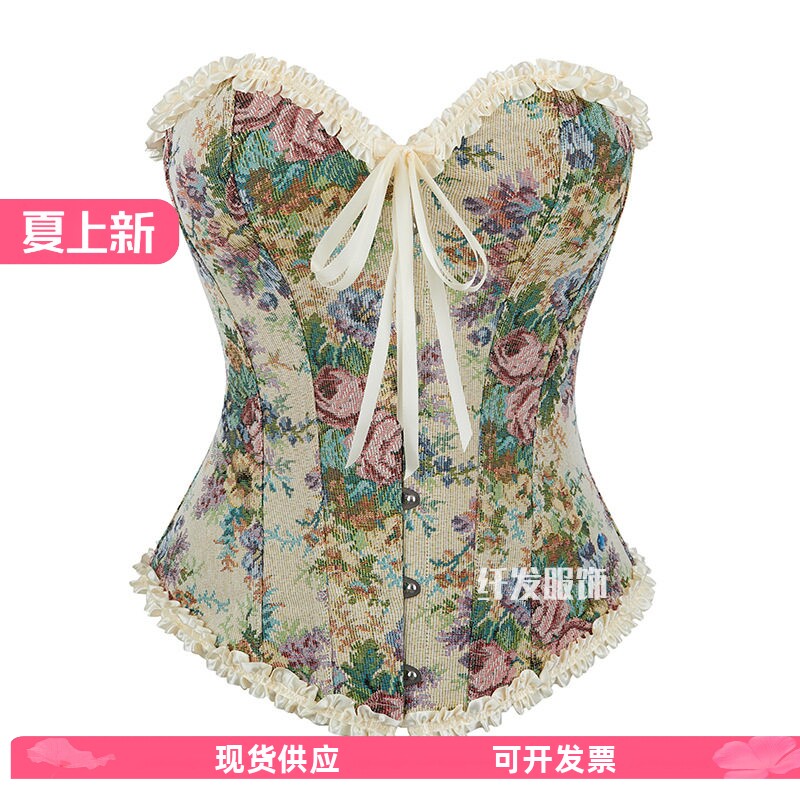 宫廷塑身衣corset马甲小礼服