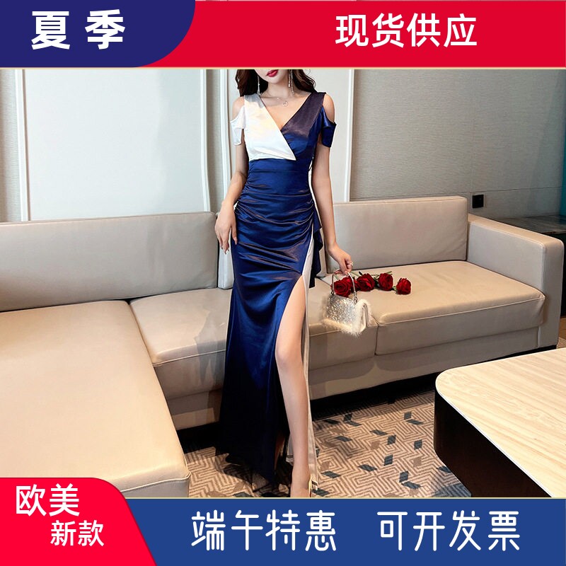 spa柔式工作服足浴技师连衣裙