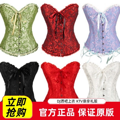 宫廷无肩带新娘婚纱内衣 束腰托胸聚拢隐形收腹塑身衣美体束身衣