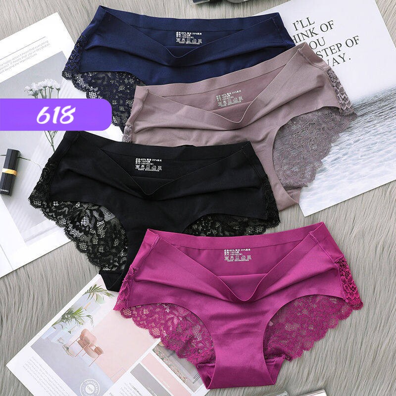5pcs Women Underwear plus size Panties G-String Sexy Thongs
