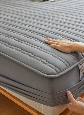 1米5床的纯棉床笠180X200x220x135x190全棉夹棉床罩拼接床定制120