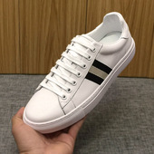 2025年新款 休闲板鞋 潮小白鞋 男鞋 男真皮白鞋 秋季 欧洲站潮流大牌鞋