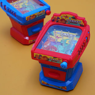 弹珠游戏机玩具儿童恐龙抓娃娃机家用游戏机扭蛋机小型女孩男礼物