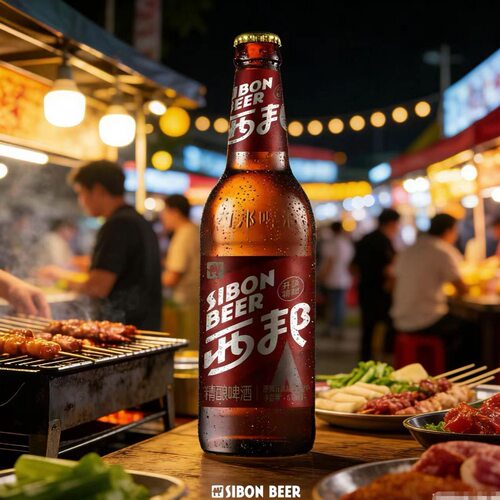 新疆直发 西邦啤酒11度618ml玻璃瓶装麦芽精酿造新疆特产乌苏啤酒