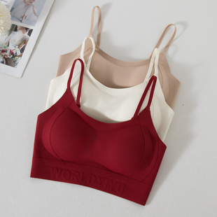 无痕内衣女小胸聚拢加厚显大秋冬保暖提拉上托无钢圈软支撑文胸罩