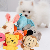 新款 亚马逊宠物玩具粉猪白兔发声磨牙洁齿宠物毛绒狗玩具用品现货