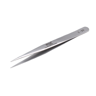 VETUS镊子 精细高精密高弹性防磁耐酸不锈钢尖头镊子 3-SA