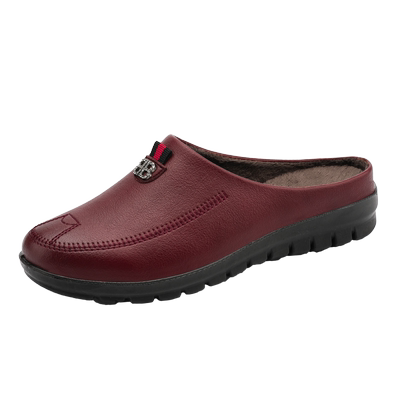 防水防滑外穿老人棉鞋拖