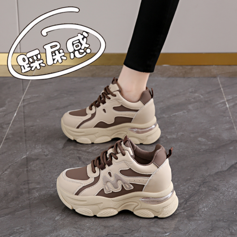 厚底老爹鞋34码小个子运动鞋