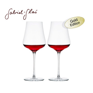 winestar嘉博雷黄金版 无极杯水晶玻璃波尔多红白甜通用杯手工制