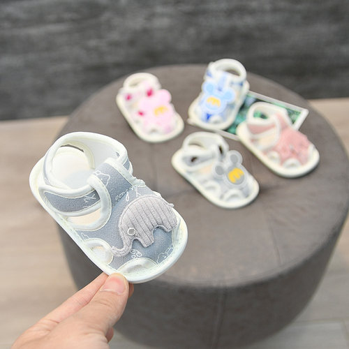 夏季3-5-9个婴幼儿凉鞋男女一岁