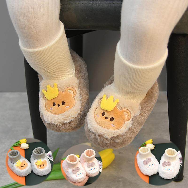 新生幼儿加绒男女宝宝0-1岁婴儿袜鞋防滑保暖6-12个月宝宝防掉鞋,童鞋/婴儿鞋/亲子鞋,婴儿步前鞋/袜鞋,淘宝优惠券,粉丝福利购,淘宝优惠卷