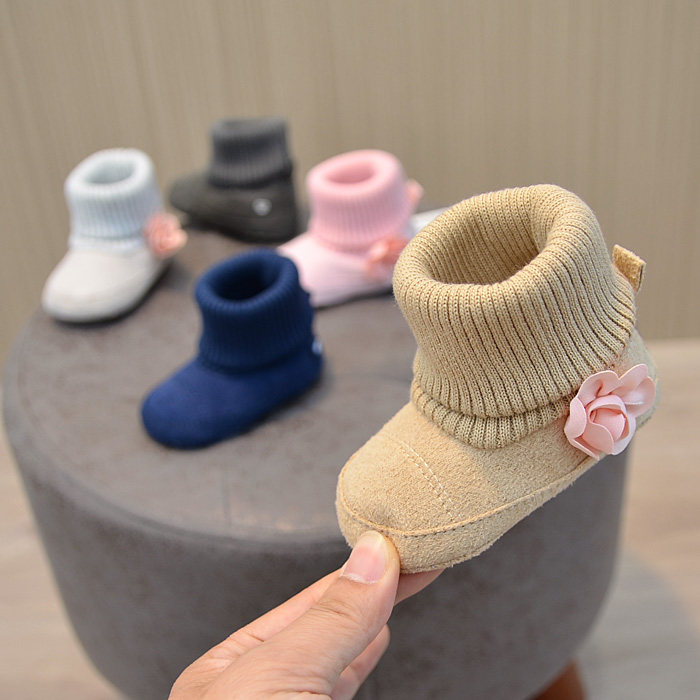 春秋冬0-1岁婴儿鞋袜套筒前螺口