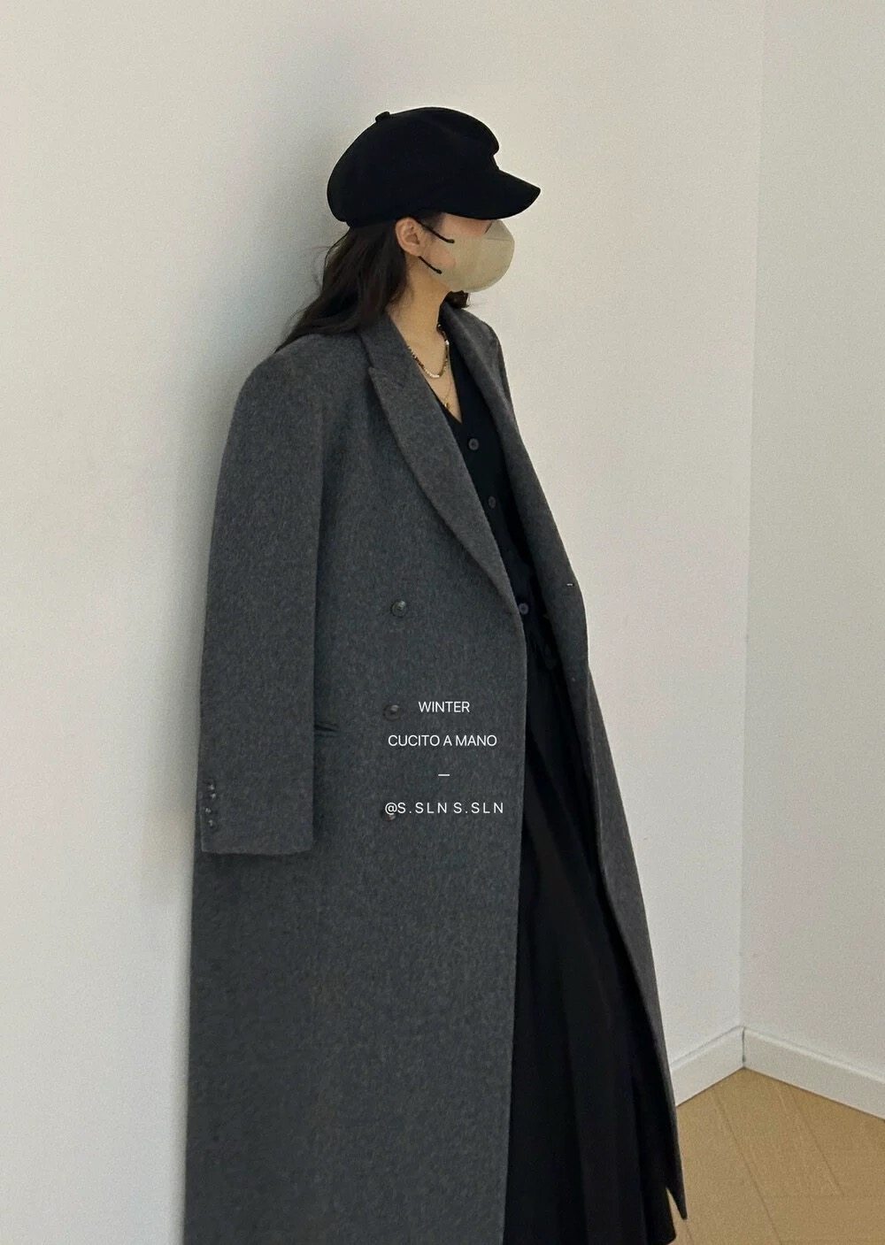 极简风经典oversize灰色西装羊毛大衣加长款高级感双面尼外套,女装/女士精品,毛呢外套,淘宝优惠券,粉丝福利购,淘宝优惠卷