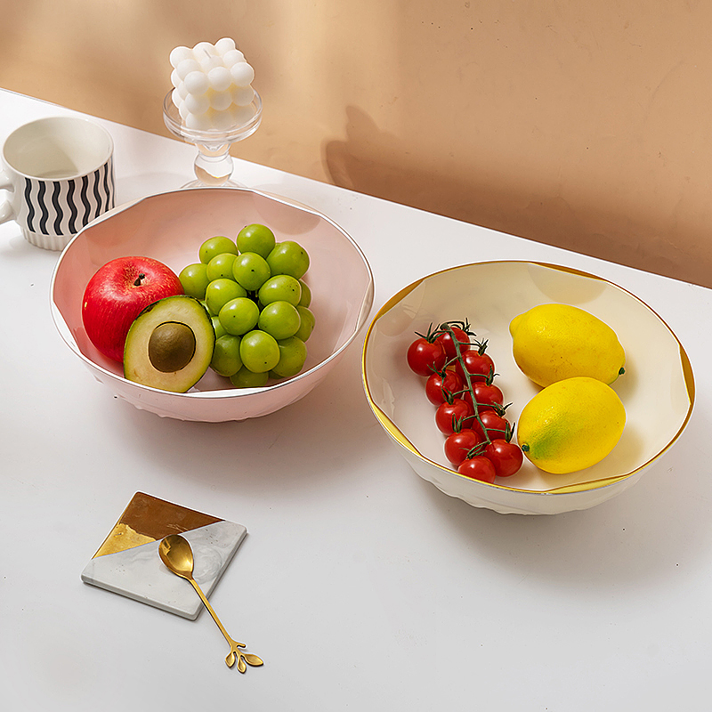 果盘客厅茶几家用水果零食摆放