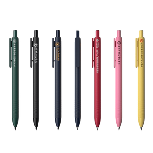 50支 定制按动中性笔按压式广告笔糖果色马卡龙彩色水笔蓝黑色墨蓝笔芯ins创意可爱签字笔企业礼品可定制logo