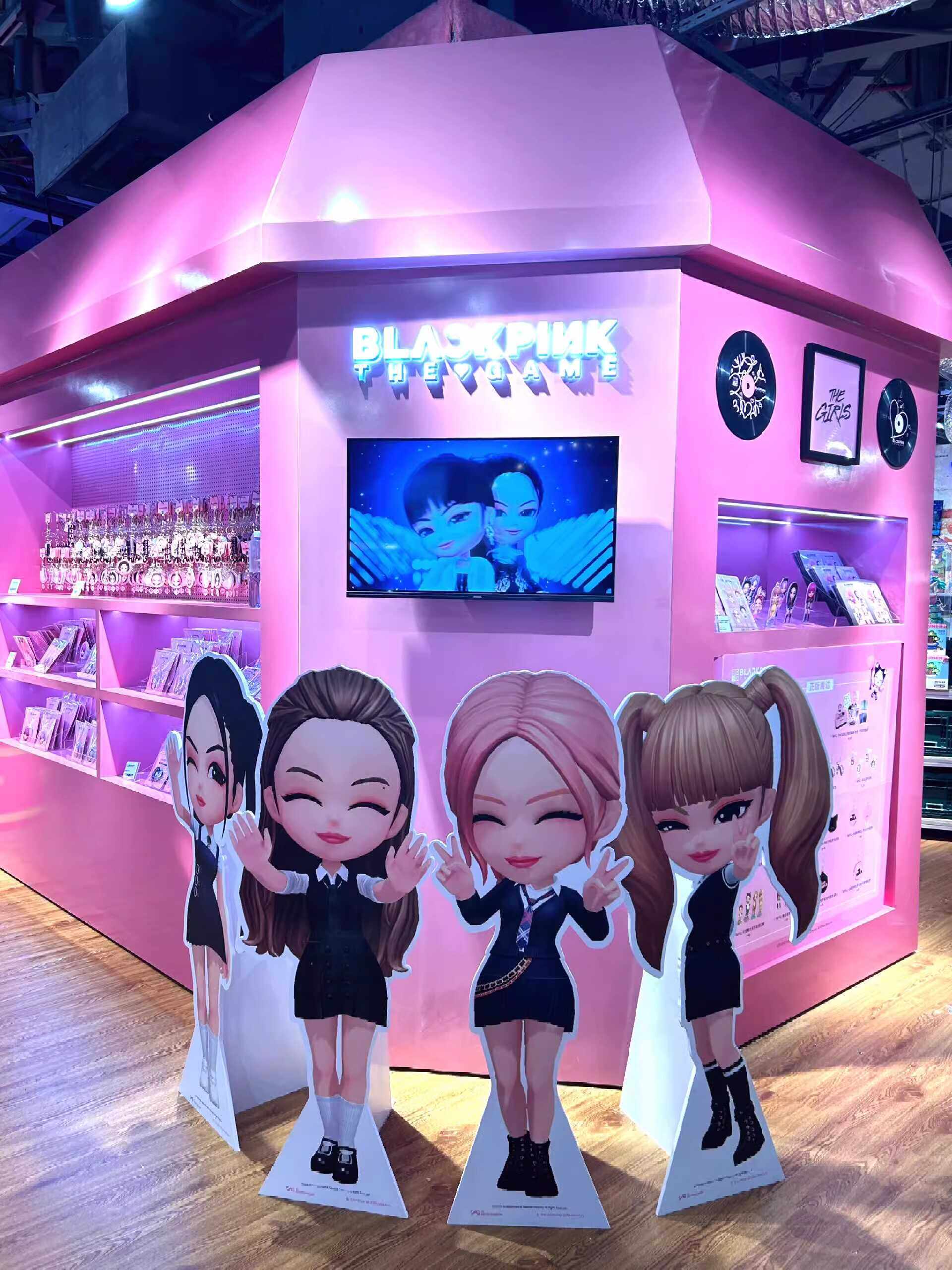 时尚正版blackpink粉墨BPTG应援棒黑粉锤毛绒手机挂饰钥匙扣周边
