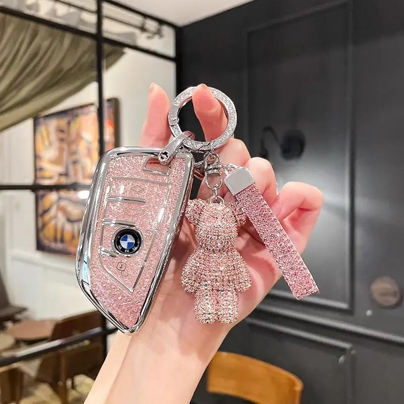 适用于宝马钥匙套x3x5x1三系3系5系刀锋i3五系530车325li壳扣