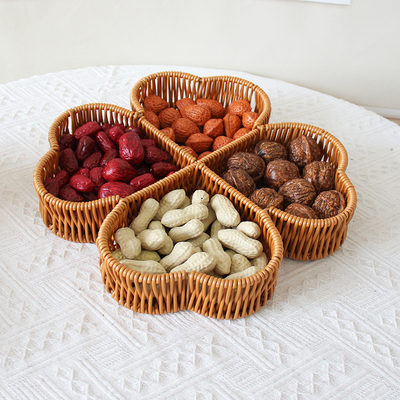 干果分格围炉煮茶点心盘水果过年零食摆放盒客厅茶几家用订婚篮